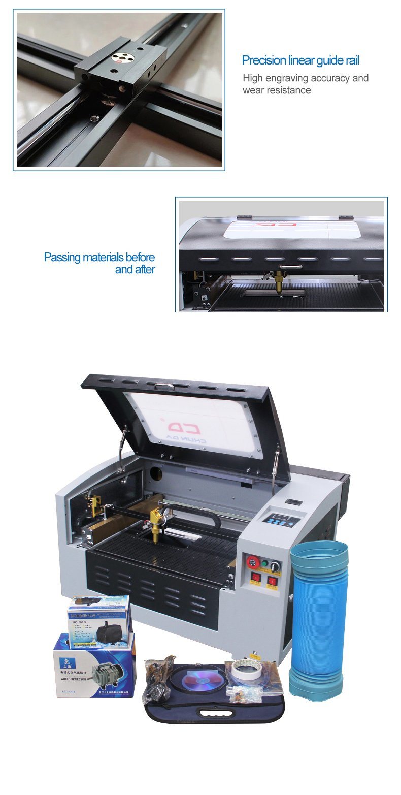 Laser Cutting Plywood CNC Machine 3040 4030 Laser Engraving Machine