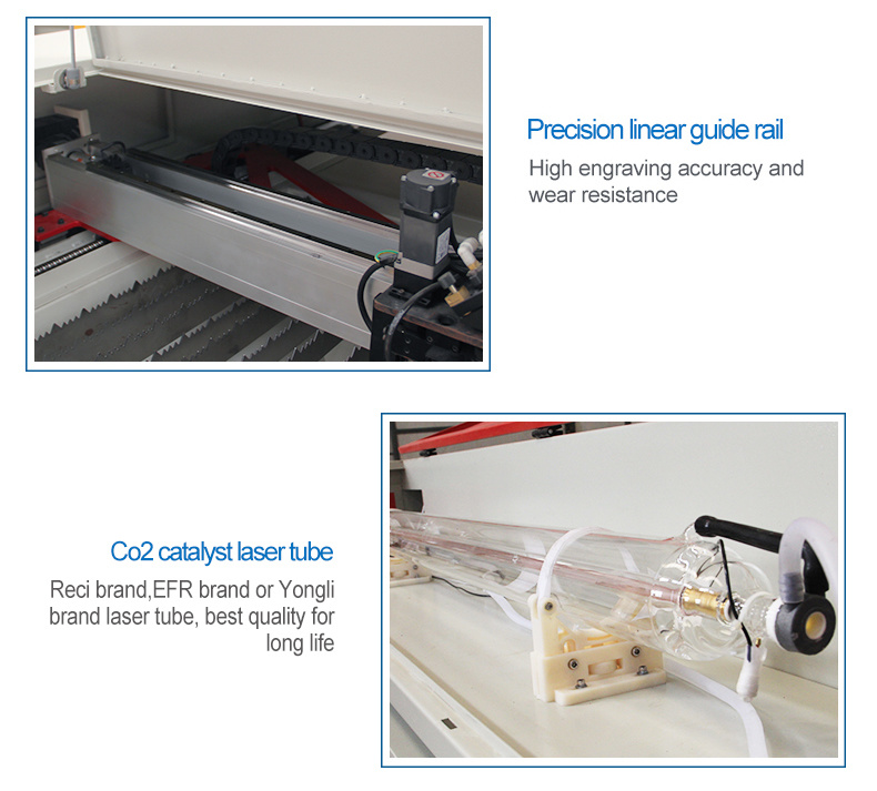 300 Watt Mixed Metal CO2 Laser Cutting Machine Cutter Laser MDF