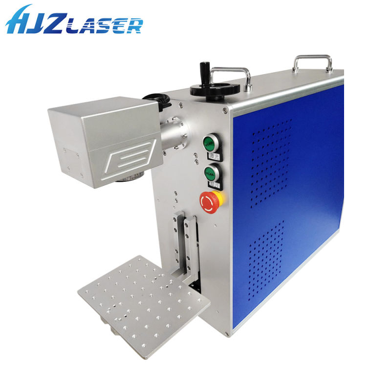 Portable 20W Fiber Laser Marking Machine Metal Laser Engraving Machine