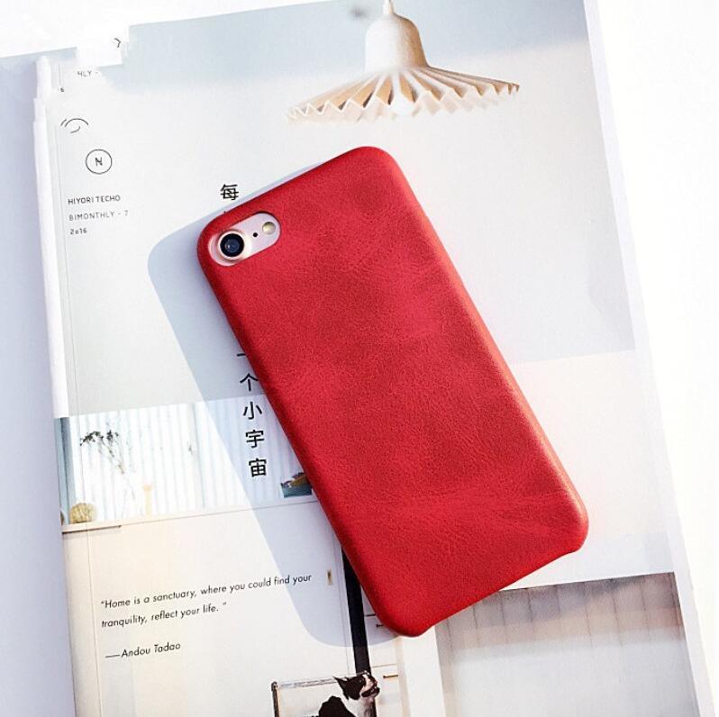 Vintage Style Leather Phone Case Pull-up Leather Slim Soft Case