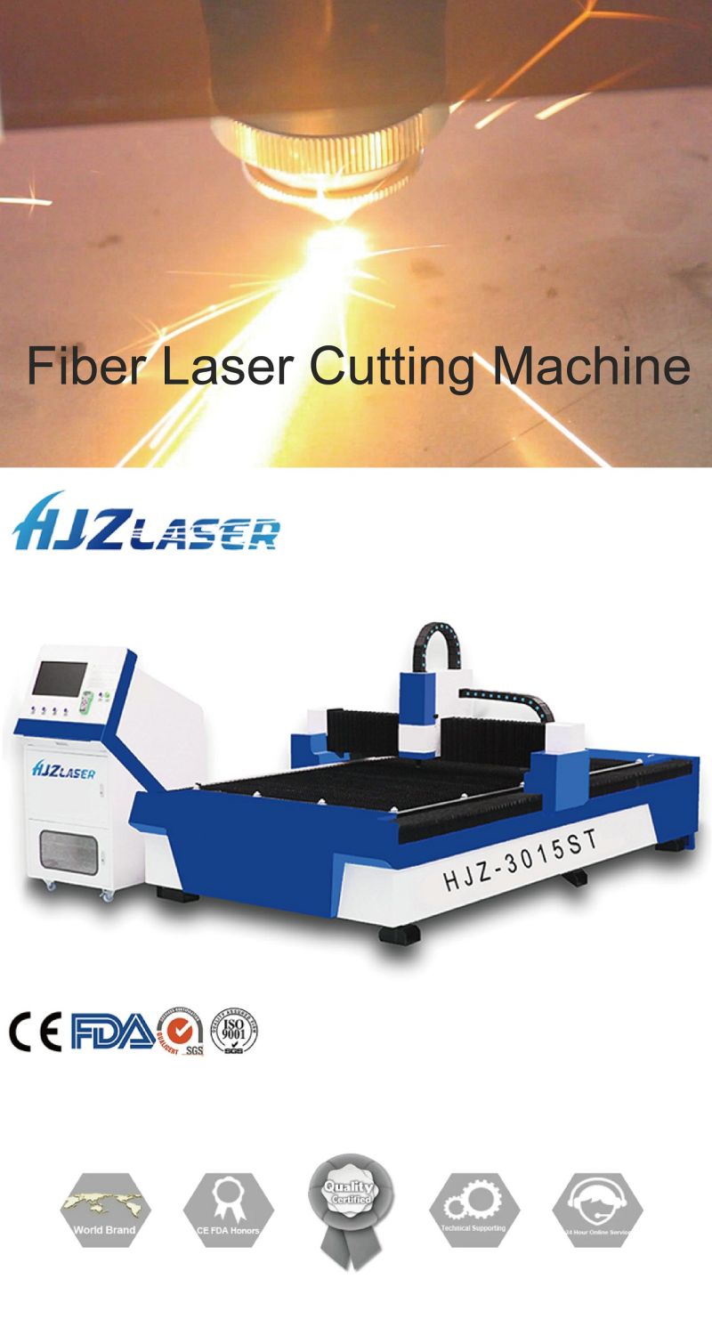 2kw 3kw High Power CNC Metal Fiber Laser Cutting Machine