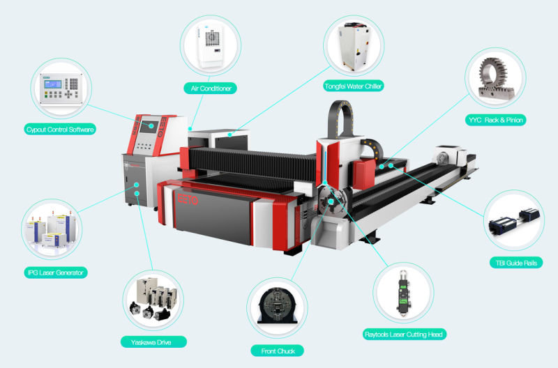 1000W Cutting Machine/1000W Sheet Laser Cutting Machine/1000W Pipe Laser Cutting Machine