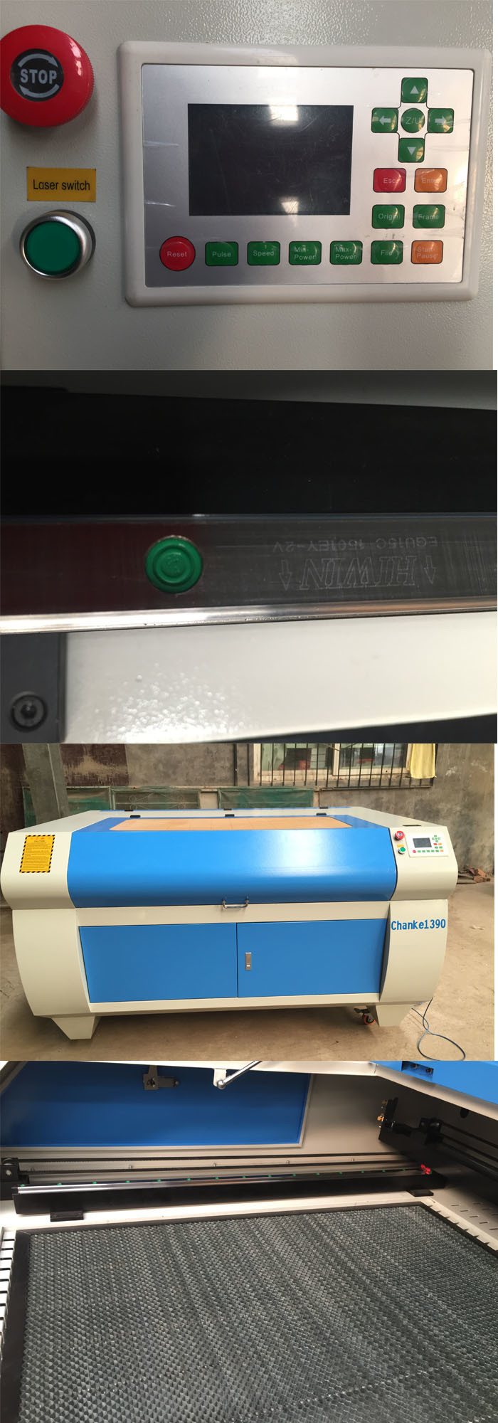 Ck1290 /6090 CO2 Small Laser Cutting Machines for Metal Acrylic