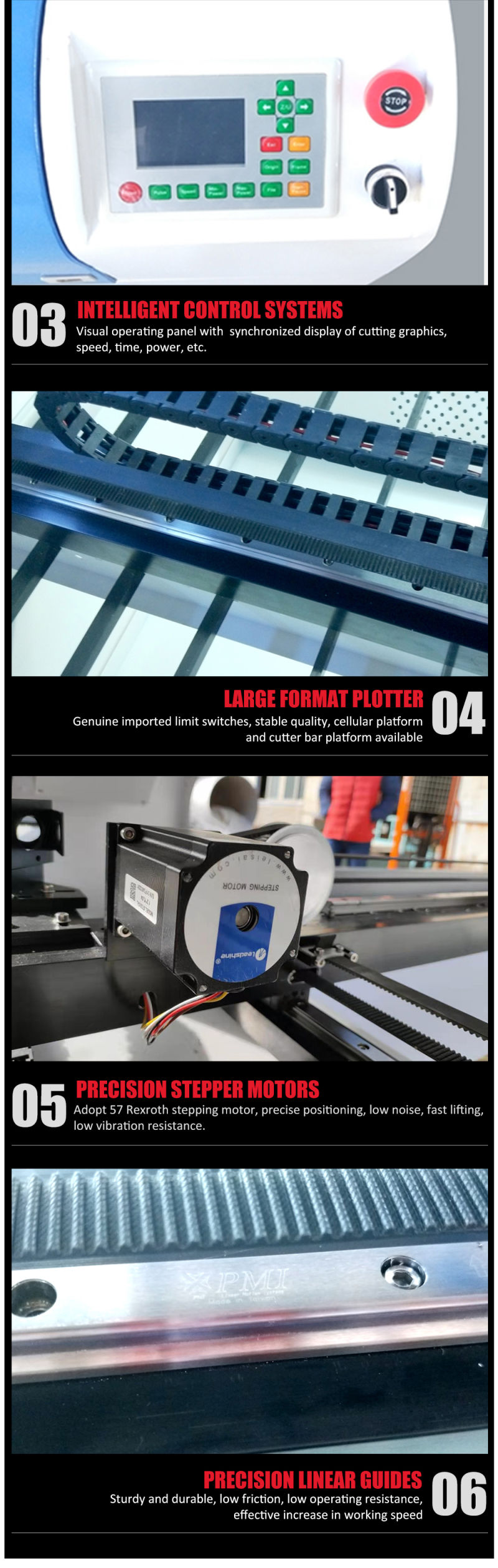 100W Reci Laser Tube Acrylic Laser Cutting Machine 1390 CO2 Laser Cutter Egraver Machine