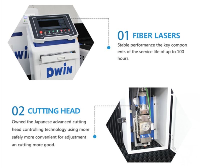 500W 750W CNC Precision Metal Fiber Laser Cutting Machine with Ipg/Raycus Source 1390