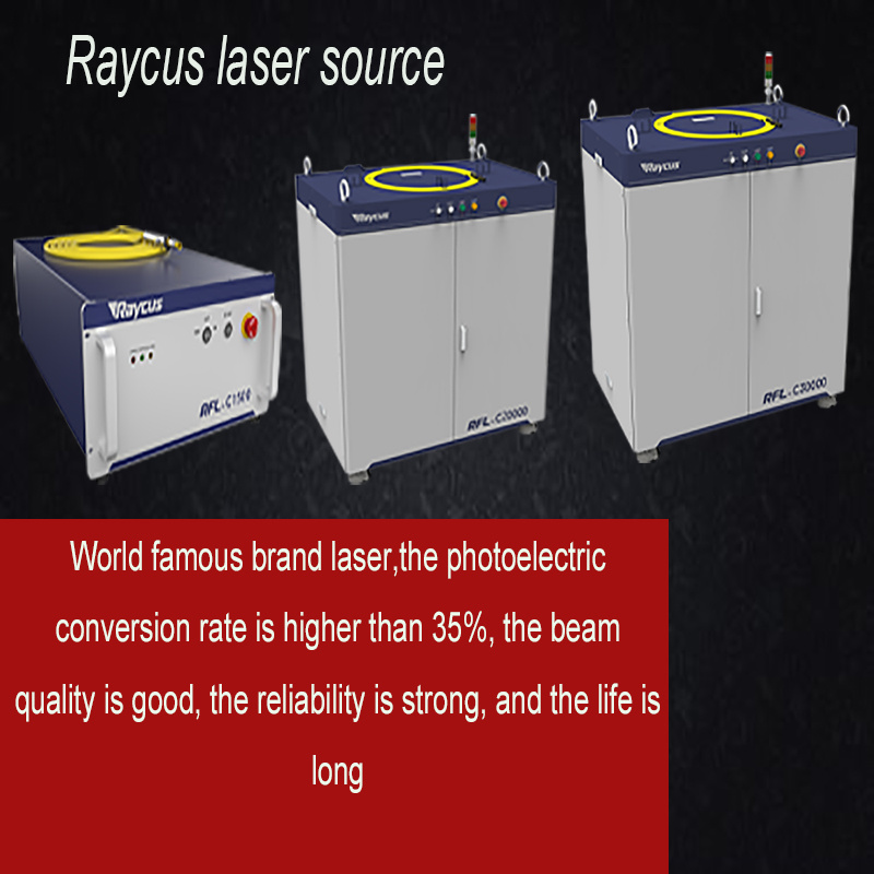 Laser Cutting Machine 1kw 2kw 3kw 4kw 6kw Fiber Laser Cutting Machine with Ipg Raycus Laser