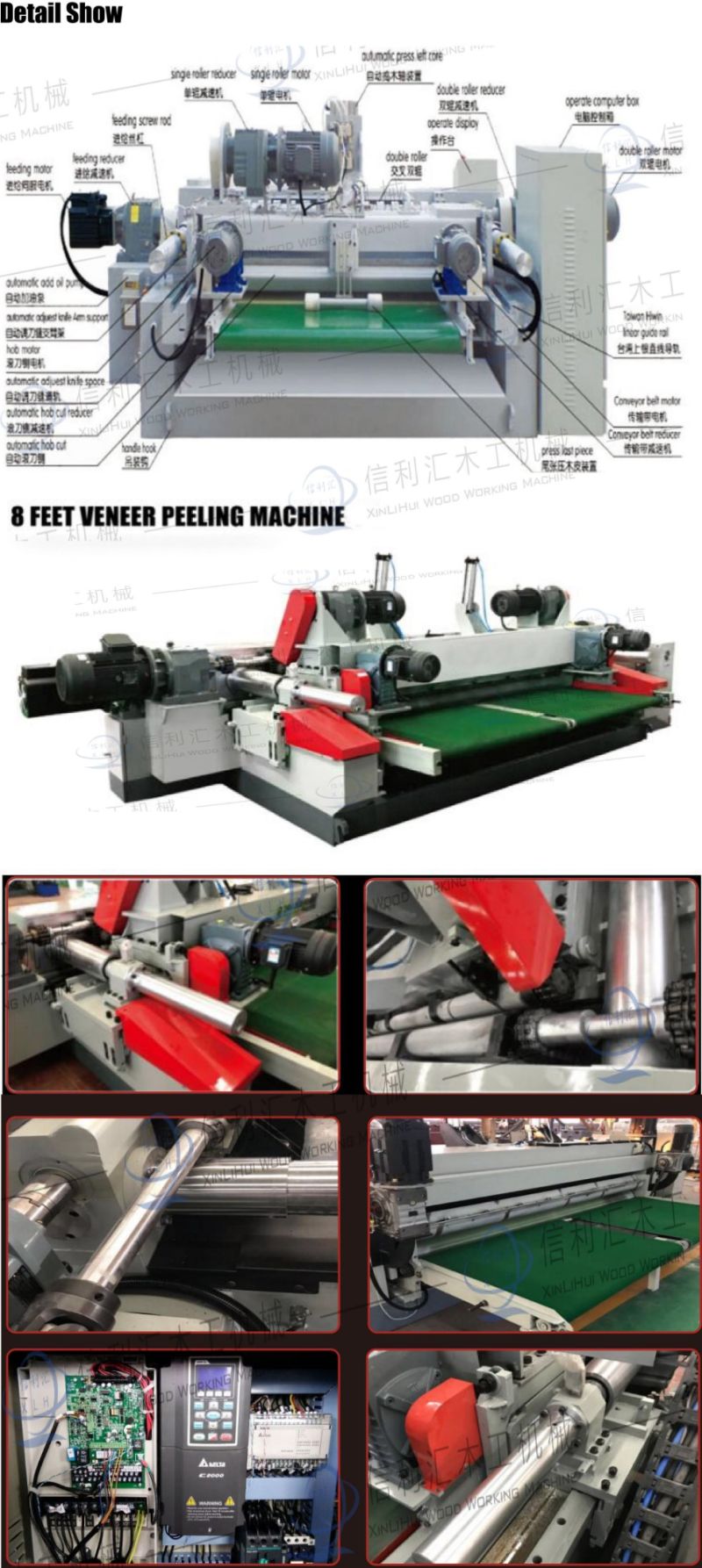 CNC Cardless Rotary Cutting Machine Automatic Planer Machine Grinding Machine Peeling Machine Peeler Machine Sawing Machine Manufacturers