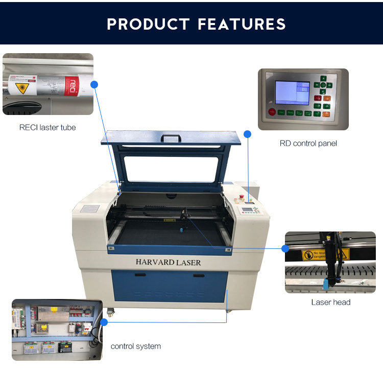 Reci CNC CO2 Laser Cutting Machine (600*500mm)