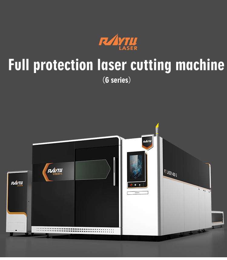 Raycus 1000W 1500W 2000W 3000W Fiber Laser Cutting Machine for Metal