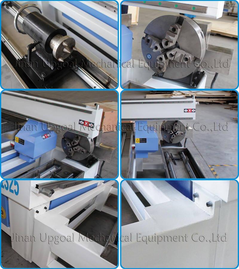 CNC Wood Carving Machine with Rotary Attachment Mounted Left (X+) Side Along Y Axis Ug-1325