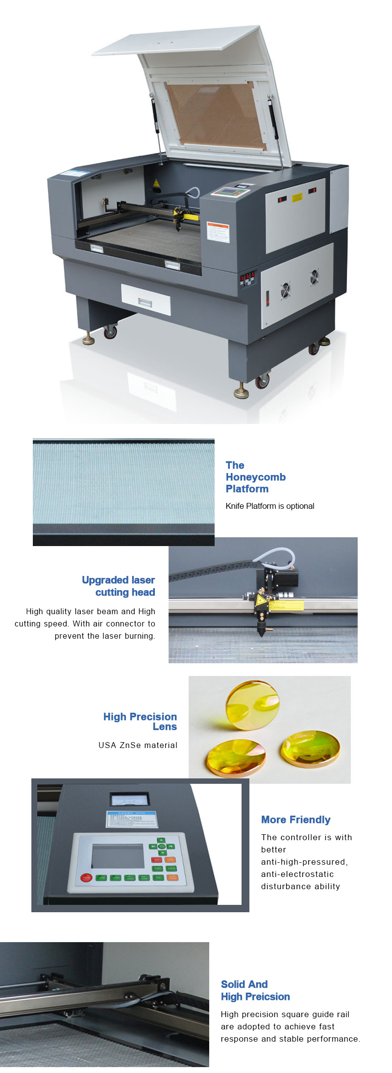 PVC Laser Cutting Machine Small CO2 Laser Cutting Machine Price