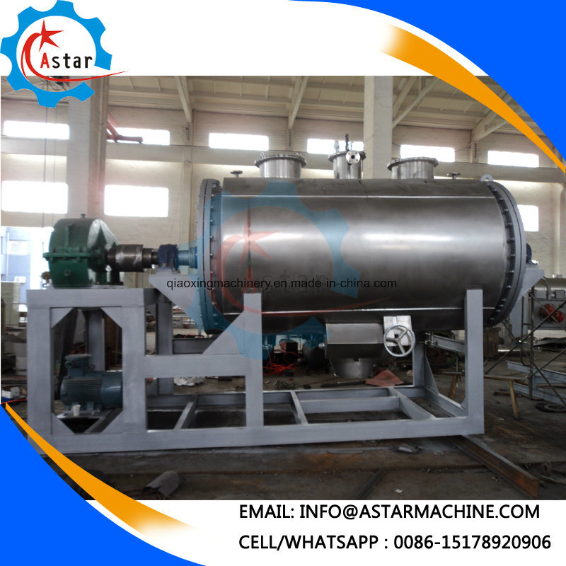 Single Shaft Vacuum Harrow Hollow Paddle Dryer for Chemical Industry