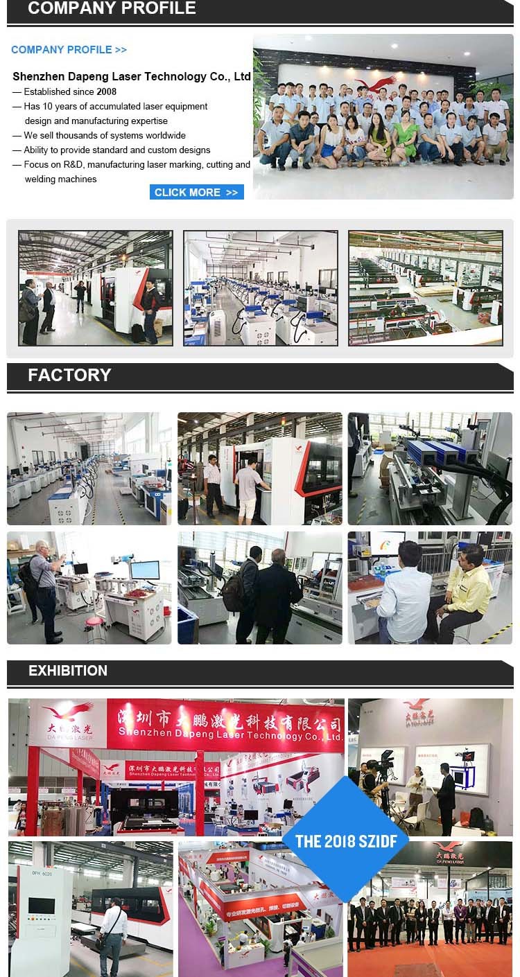 Famous Brand Dapeng Fiber Laser Cutting Machine Price