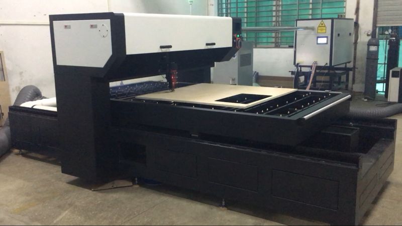 Wt-LC1000-1218 High Power 1000W Die Board Laser Cutting Machine for MDF Cutting