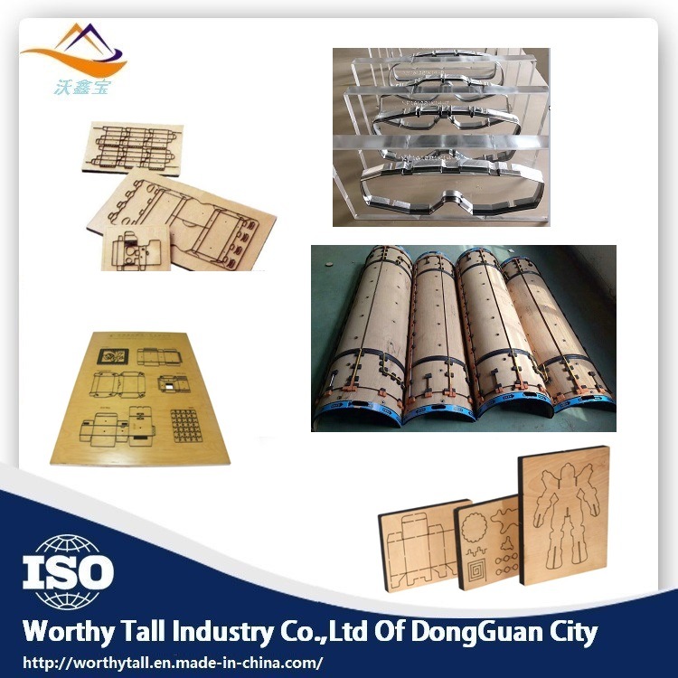 600W CO2 CNC Industrial Wood Die Board Laser Cutting Machine