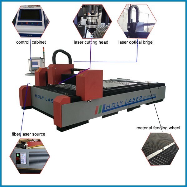 1200W Fiber Laser Cutting Machine Factory Price for Stainless Steel