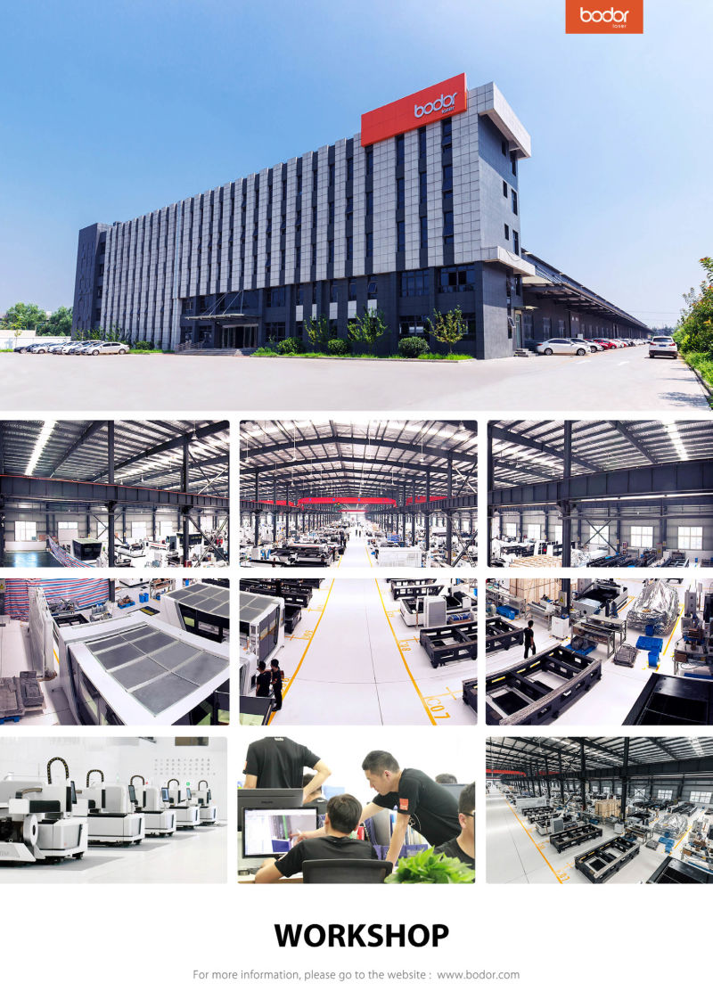 Jinan Bodor CNC Fiber Metal Laser Cutting Machine for Sale