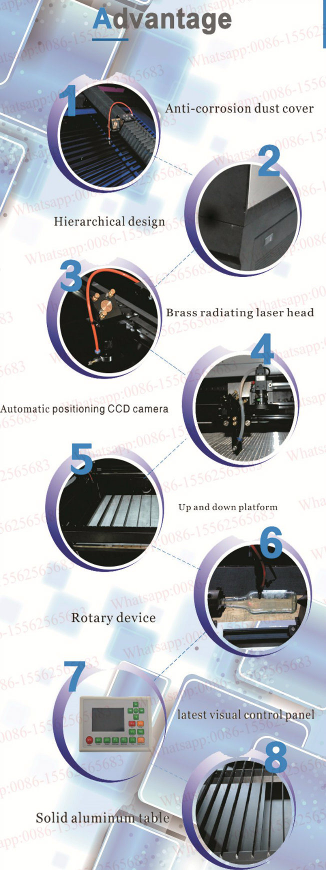 Acrylic MDF Sheet CO2 Laser Cutting Machine