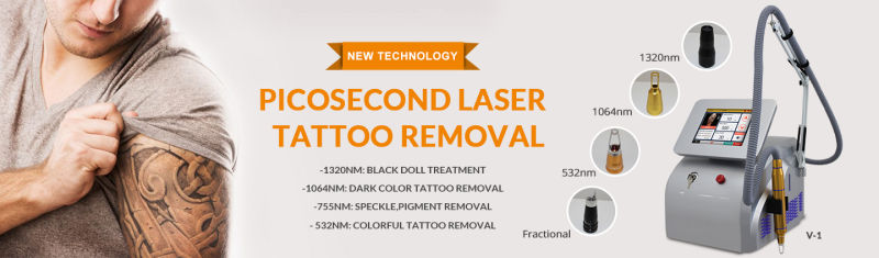 Portable Picosecond ND YAG Laser 532nm 1064nm Pico Laser Q-Switched