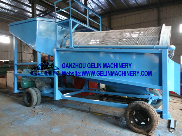 Portable Small Trommel, Small Washing Plant for Gold