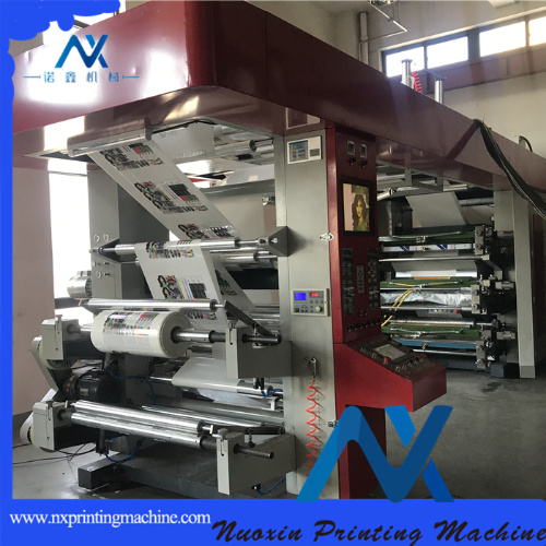 4/6 Colour Central Drum Type Tiusse Package Flexographic Printing Machine