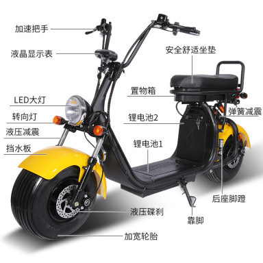 2 Seat Mobility Scooter Different Models of 1500W 2000W Smart Citycoco 1500W High Power Fast Scooter for Adult