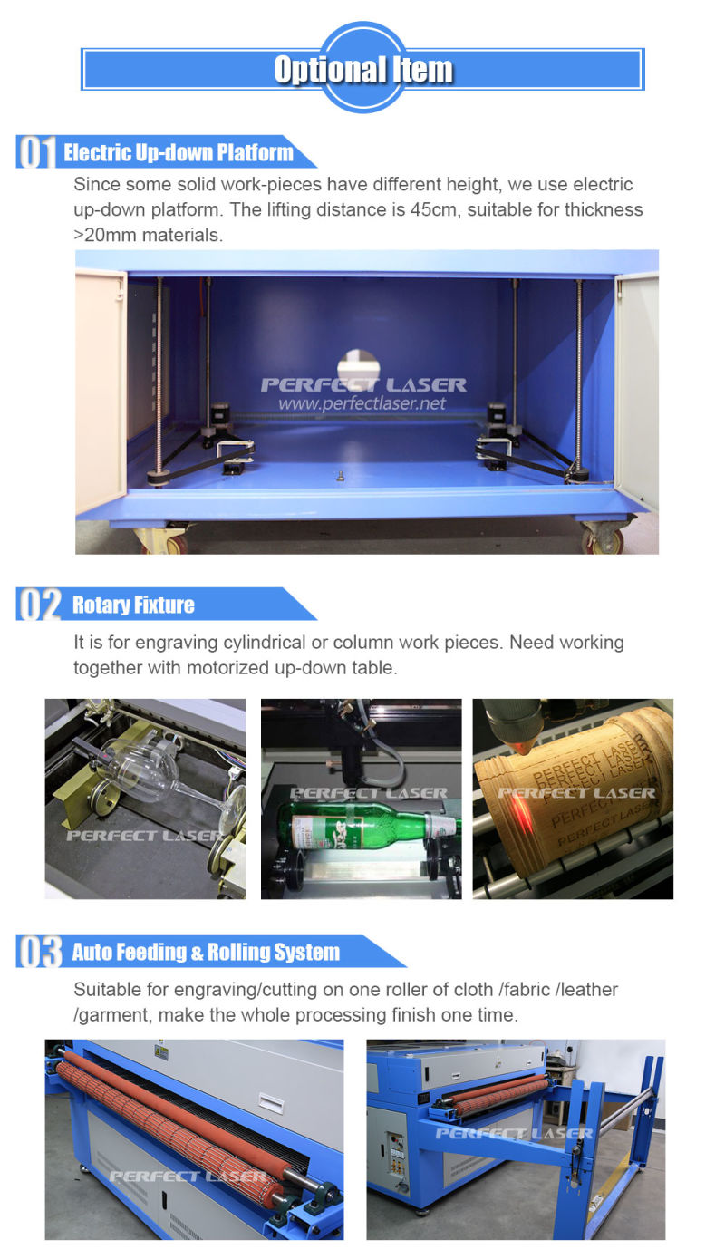 2 Heads CO2 Laser Cutting Machine for Fabric / Leather / Cloth