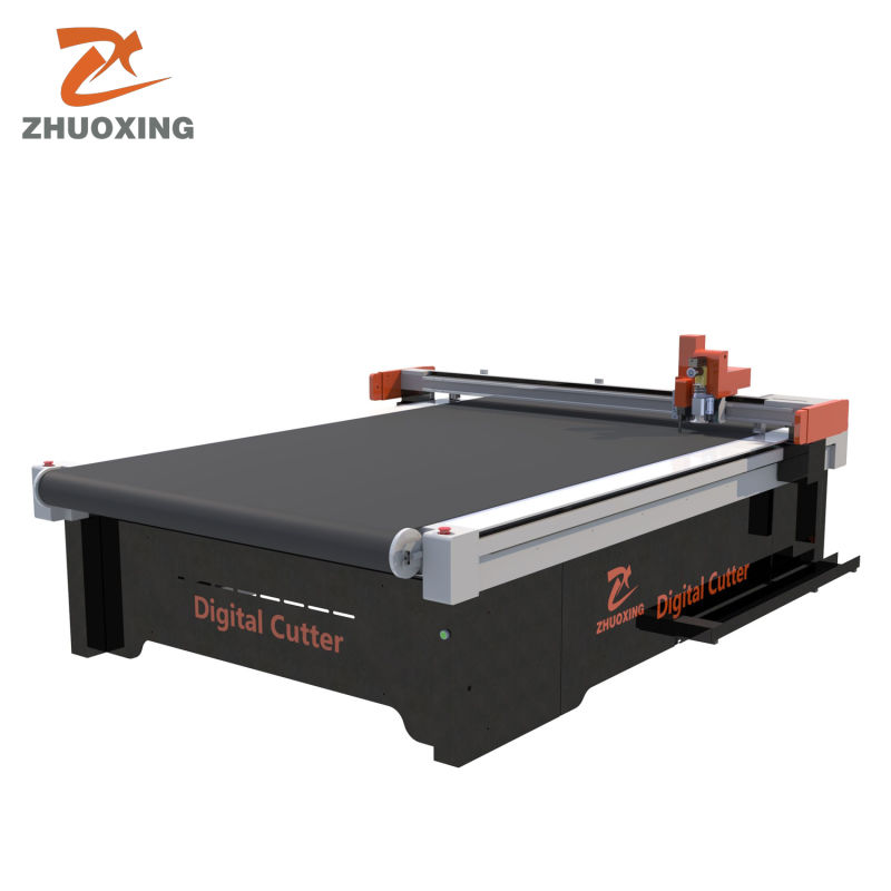 Sponge Composited Leather Cutting Machine with Ce Synthetic Fabric Artificial Leather Cutting Machine Systhetic Leather Machine Rolled Material CNC Digital
