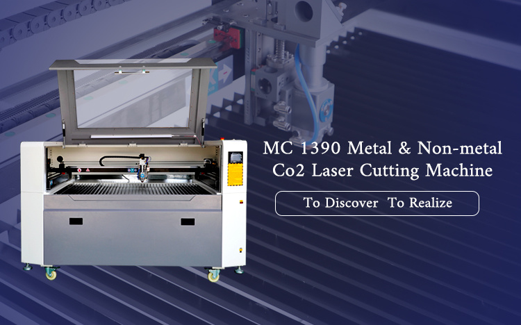 150W 1390 Metal and Non Metal CO2 Laser Cutting Machine with Reci W8