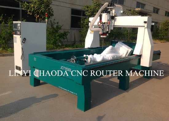 3D Cylinder Statue CNC Router 3D Cutting Machinery 3D Cutting Machine