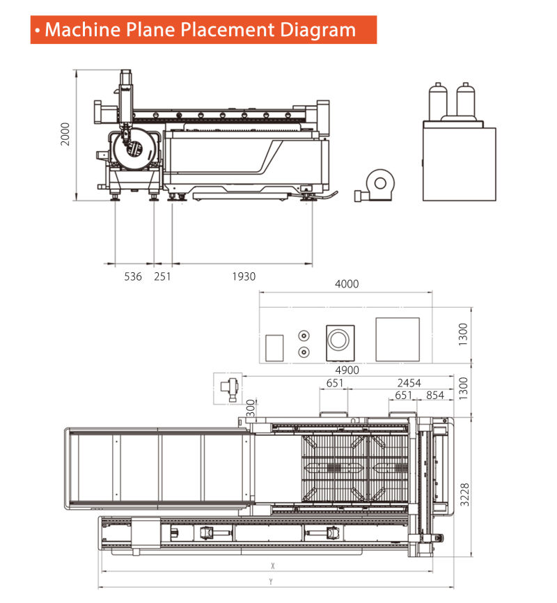 1000W Bodor High Power Metal Laser Cutting Machine