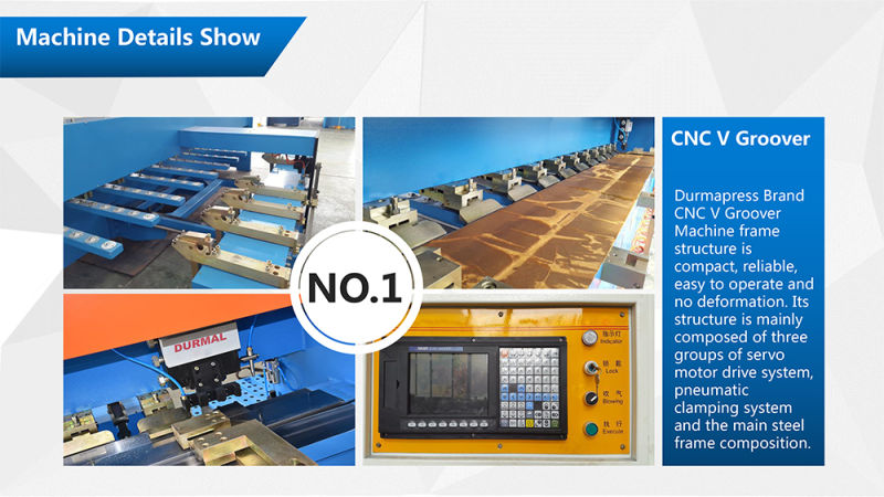 Hot Sale CNC Slotting Machine 4m Sheet Metal Groover Machine to Thailand