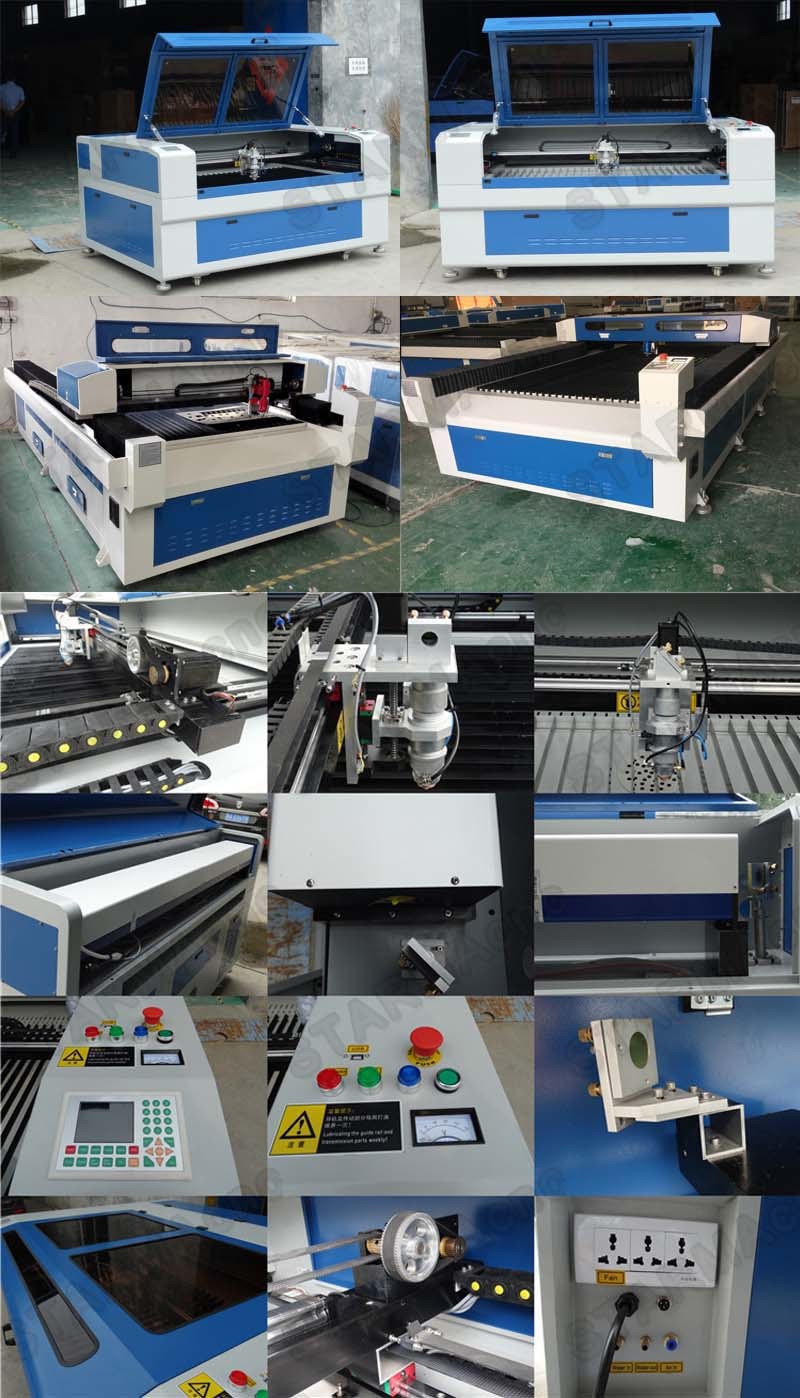 1390 Mix CO2 Laser Cutting Machine for Metal and Nonmetal