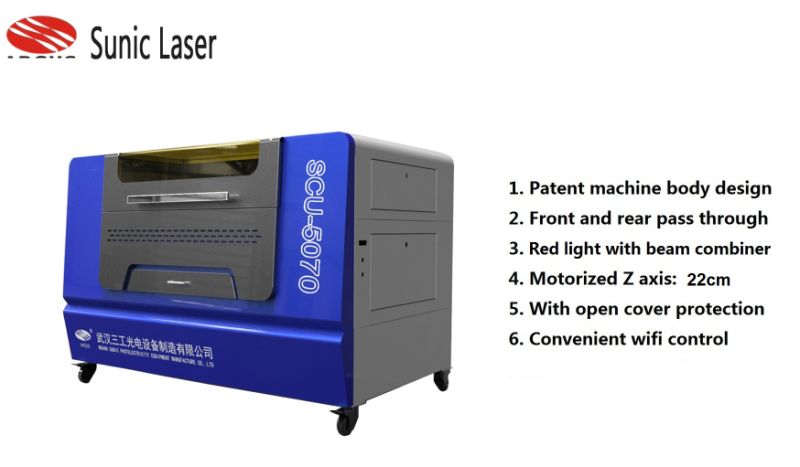 CO2 Laser Engraving Cutting Machine Laser Engraver for Acrylic Wood Rubber 60W 80W 100W