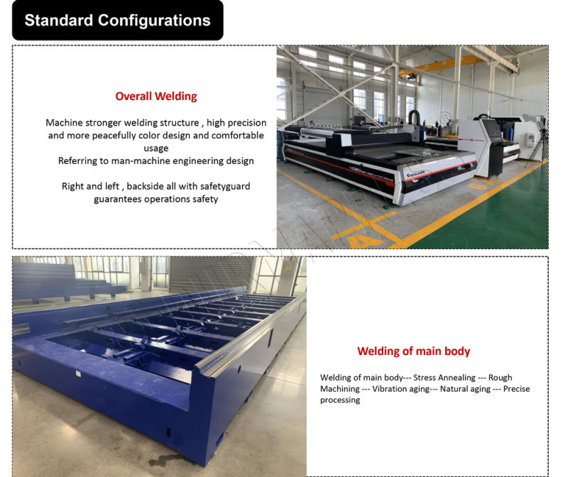 3000*1500mm 1kw Stainless Steel Laser Cutting Metal Sheet Processing Iron/ Stainless Steel/ Aluminum/ Copper CNC Laser Cutting Machine
