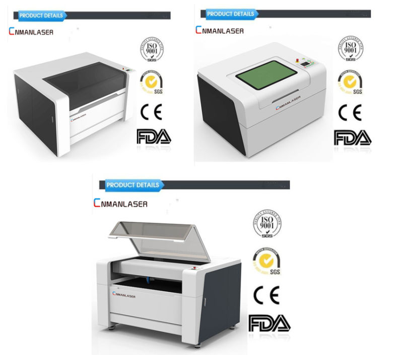 Ce Certificate 6090 Laser Cutting and Engraving Machine for Acrylic/Wood/Leather