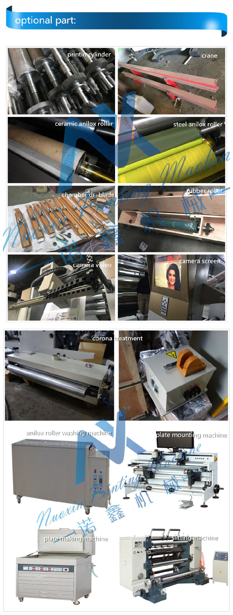 4 Colour Flexible Packages Flexo Printing Machine/Machinery Stack Type