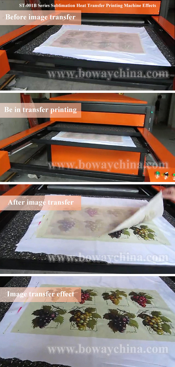 110X170cm Larger Automatic Hydraulic Sublimation Heat Transfer Color Posters Printing Machine Price