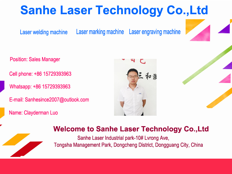 Handheld Type Continuous Fiber Laser Marking Machine Sanhe Laser