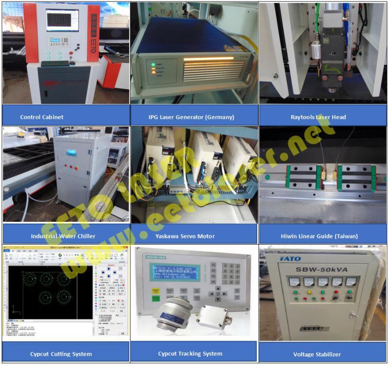 Competitive Price of Metal Fiber Laser Cutting Machine with 2000W