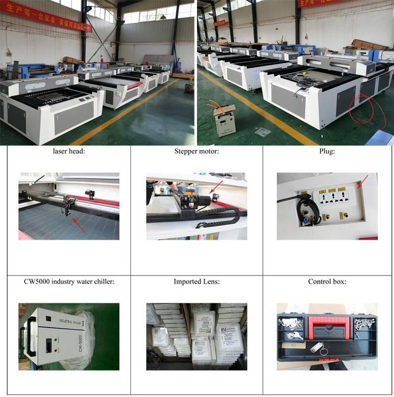 Top Ce Quality 1325 Laser Cutting Machine with 4X8 FT Platform