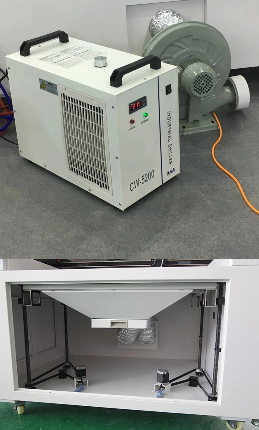 1390b Laser Cutting Machine with CO2 Glass Tube for Rubber Cutter
