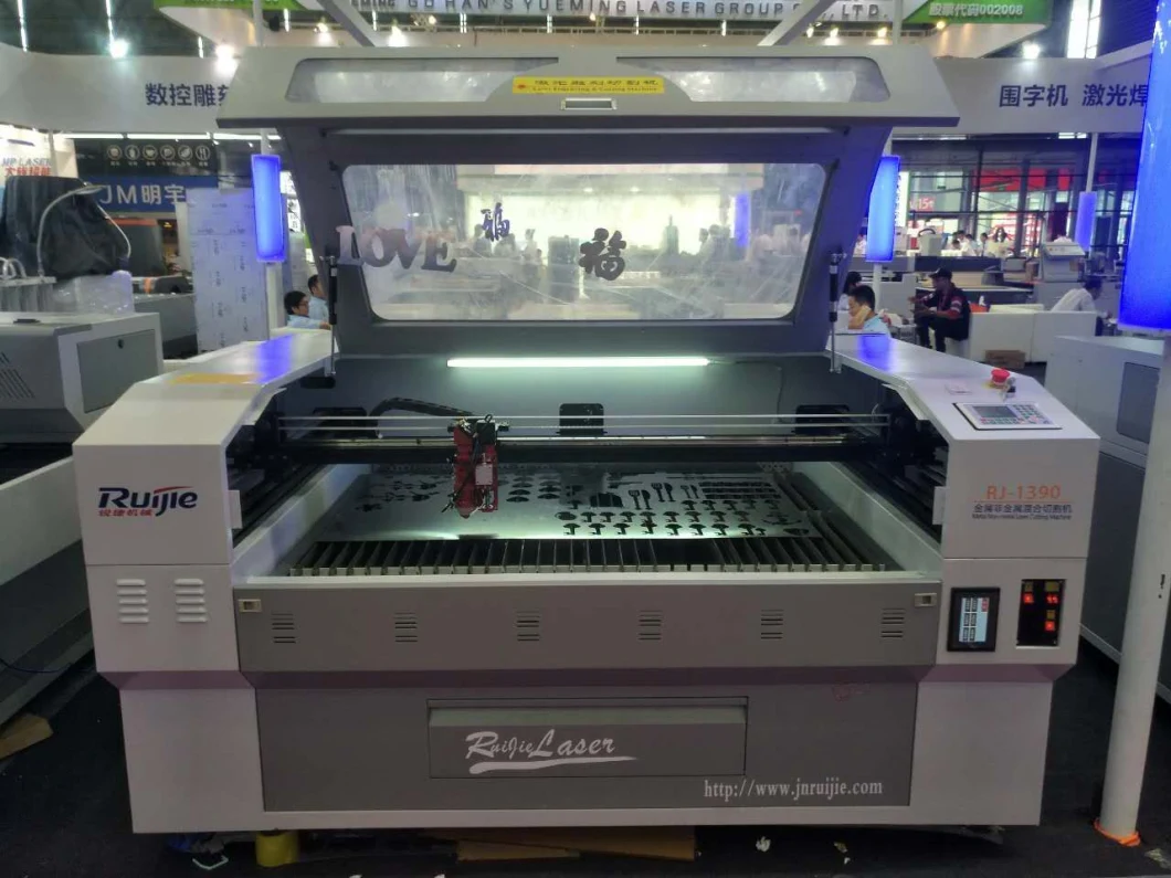 Metal/Non-Metal Mixed Laser Cutting Machine Rj-1390 for Stainless Steel and Acrylic