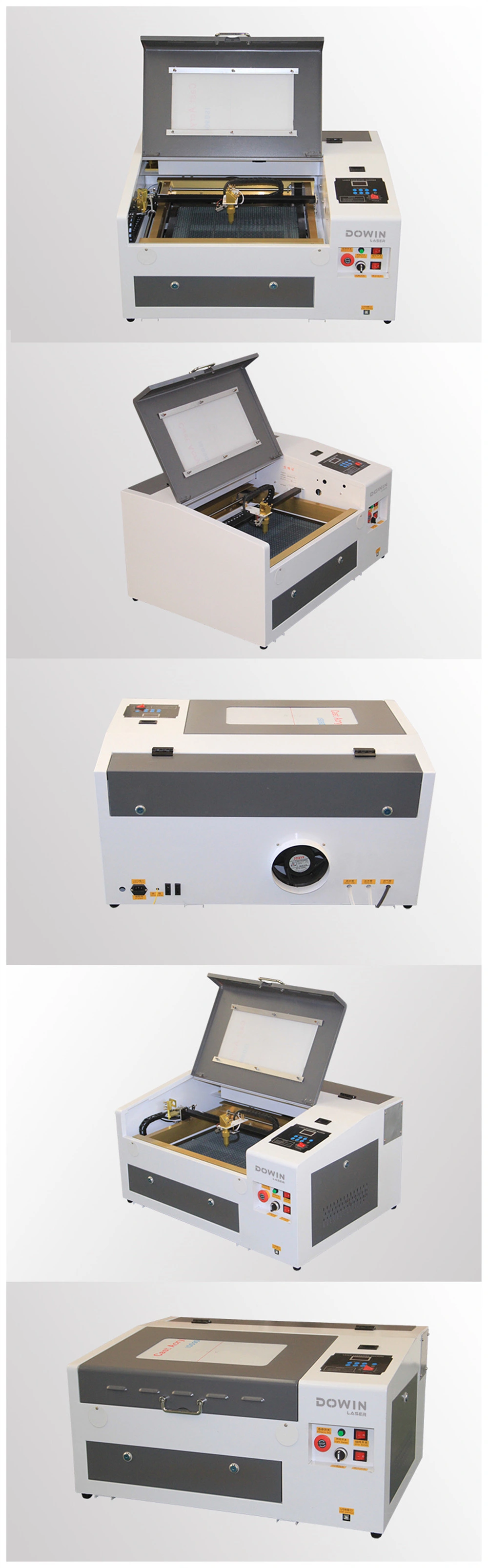 40W 60W Crystal Laser Engraving Machine Leather Paper Wood Acrylic Laser Cutting Machine Price 3040