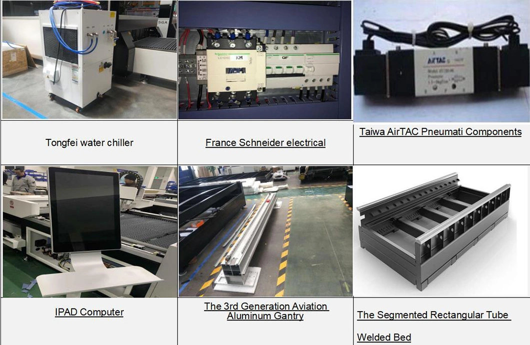 1000W/1500W/2000W Cutting Machine CNC Sheet Metal Fiber Laser Cutting Machine for Sale