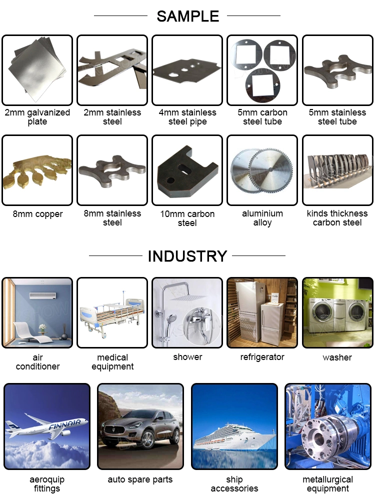 High Efficiency 500W 750W 1000W 1325 Metal Plate Fiber CO2 Laser Cutting Machine Price