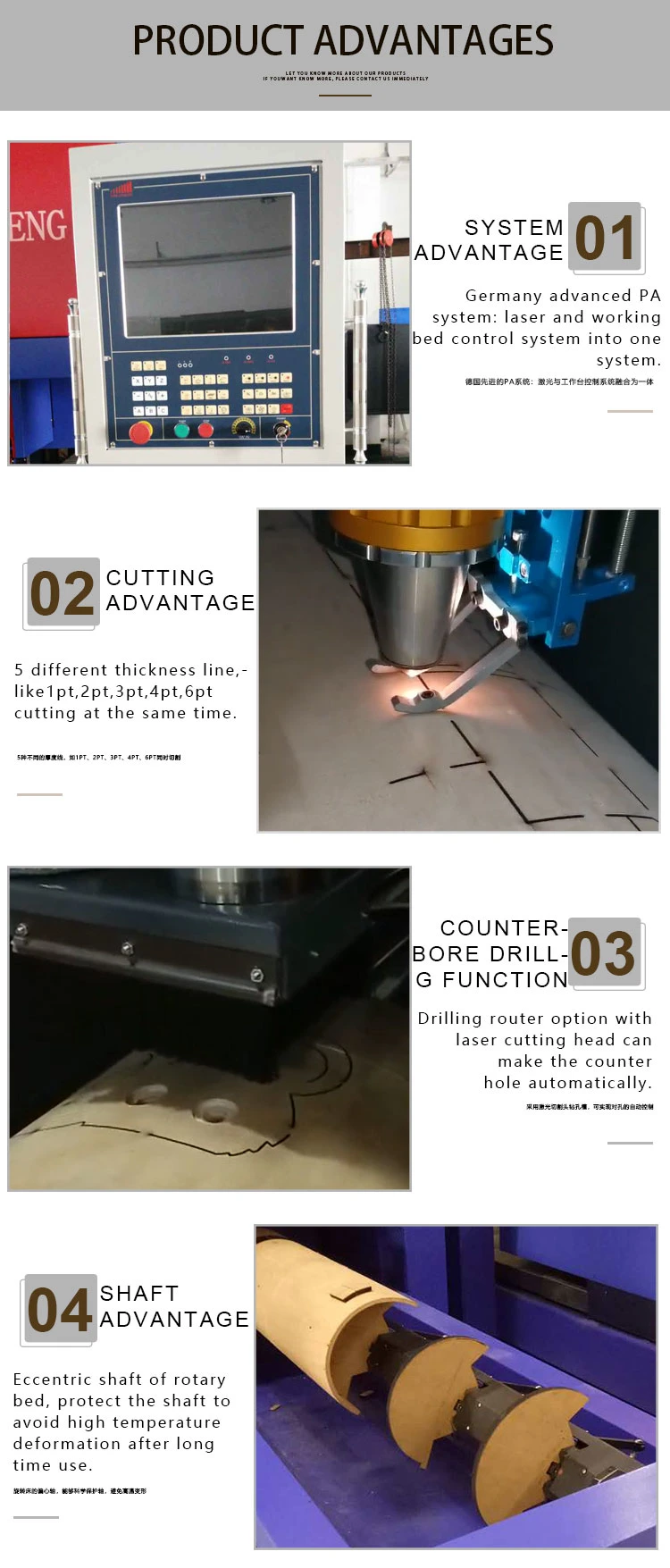 1000 Watt CO2 Rotary Die Board Laser Cutting Machine for Die Making