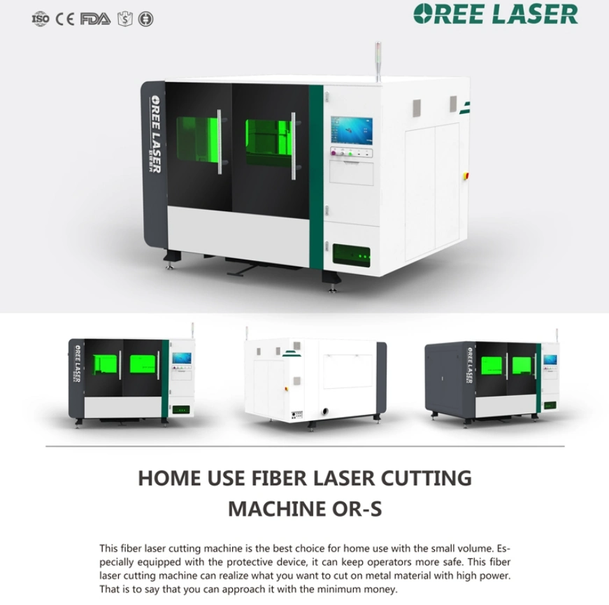 1309 1510 small business home use 1kw 2kw 3kw Fiber cutting laser cutting machine