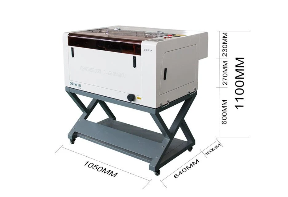 Small 6040 CO2 Laser Cutter 60W CO2 Laser Engraving and Cutting Machine