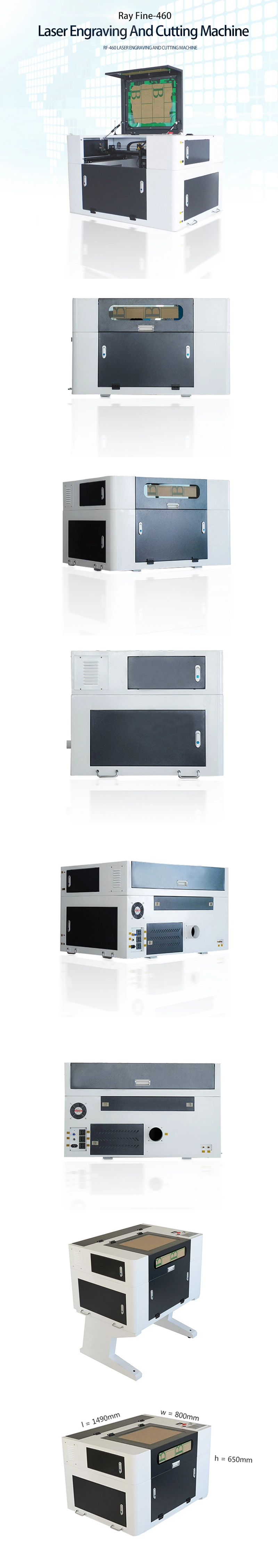 China CO2 Laser Cutter 4060 6040 400*600mm 600*400mm Mini Hobby Laser Cutting Engraving Machine